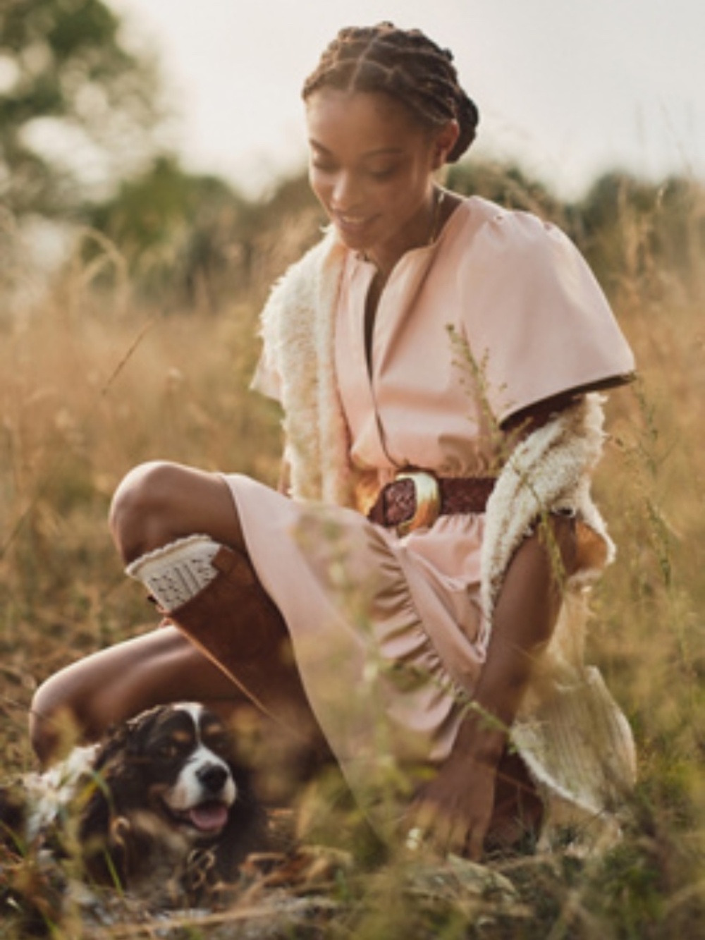 Anthropologie Somerset Dress Faux Leather Pink